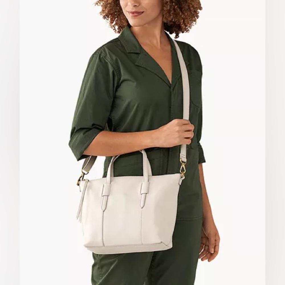 fOSSIL Skylar Satchel Handbag Crossbody LIGHT COLOR